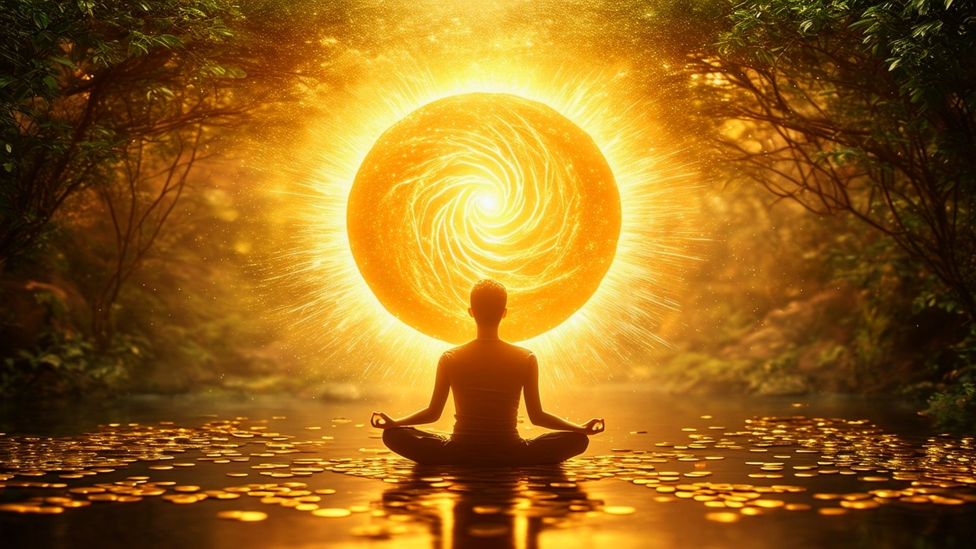 Meditação guiada de ThetaHealing promovendo abundância e prosperidade